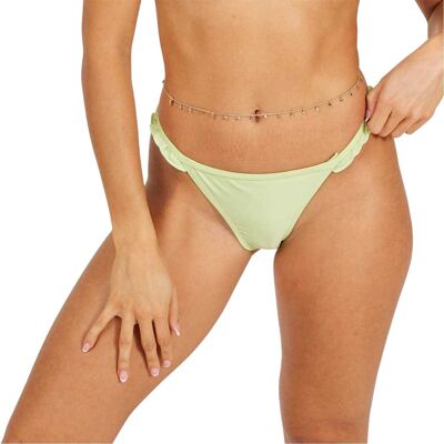 Brave Soul Bikinibroekjes met ruches voor dames (Muntgroen) 38 Brave Soul Bikinibroekjes met ruches voor dames (Muntgroen) 38