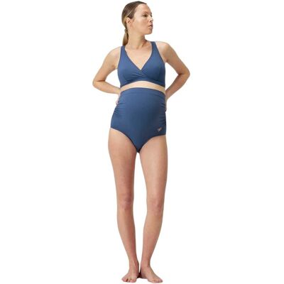 Speedo Dames/Dames Mathi Wai Zwangerschapsbikiniset met hoge taille (Blauw) 40 Speedo Dames/Dames Mathi Wai Zwangerschapsbikiniset met hoge taille (Blauw) 40
