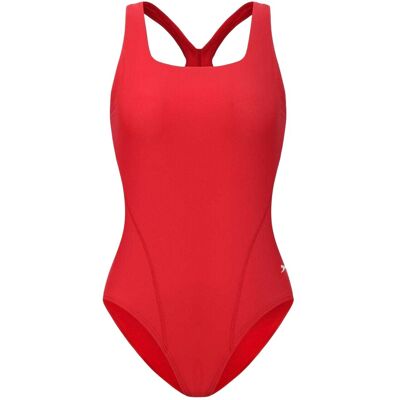Slazenger Dames Vierkante Hals Badpak (Rood) 36 Slazenger Dames Vierkante Hals Badpak (Rood) 36