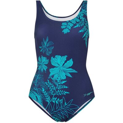 Zoggs Dames/dames zwempak uit één stuk (Blauw) 36 Zoggs Dames/dames zwempak uit één stuk (Blauw) 36