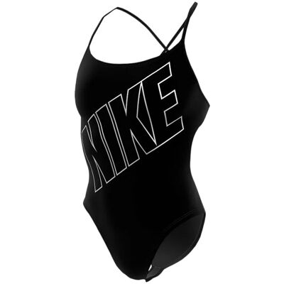 Nike Slanke eendelige badpak voor dames (Zwart) 42 Nike Slanke eendelige badpak voor dames (Zwart) 42