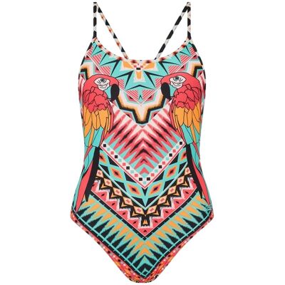 Zoggs Dames Starback All-Over Print Eénstuk Badpak (Multikleur) 34 Zoggs Dames Starback All-Over Print Eénstuk Badpak (Multikleur) 34