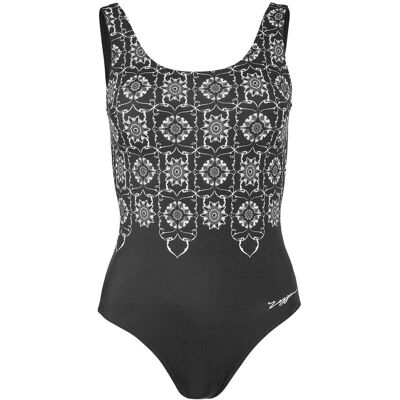 Zoggs Dames Sacred Craft Scoopback Eendelig Badpak (Zwart) 36 Zoggs Dames Sacred Craft Scoopback Eendelig Badpak (Zwart) 36