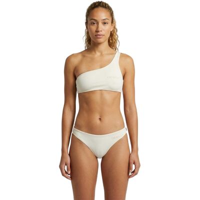 Off-White Off White Dames/Dames Tweedelig Badpak (Beige/Wit) 34 Off-White Off White Dames/Dames Tweedelig Badpak (Beige/Wit) 34