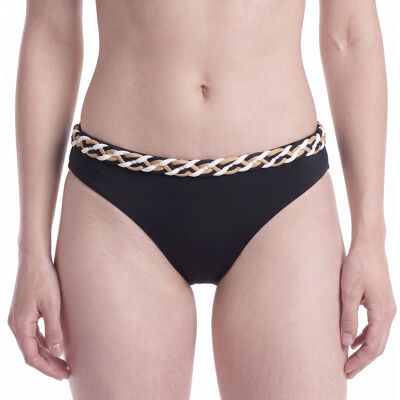 Boss Dames Bikini Onderstuk met Gevlochten Tailleband 50561359 M Boss Dames Bikini Onderstuk met Gevlochten Tailleband 50561359 M