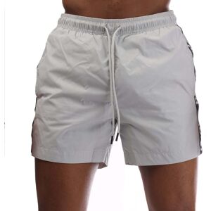Hugo Heren Fab Tape Logo Zwemshort (Grijs) XL Hugo Heren Fab Tape Logo Zwemshort (Grijs) XL