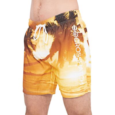 Crosshatch Heren Beach Dream Sunset Zwemshort (Oranje) S Crosshatch Heren Beach Dream Sunset Zwemshort (Oranje) S