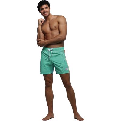 Munich Retro lang badpak met mesh binnenvoering UM0380 heren 2XL Munich Retro lang badpak met mesh binnenvoering UM0380 heren 2XL