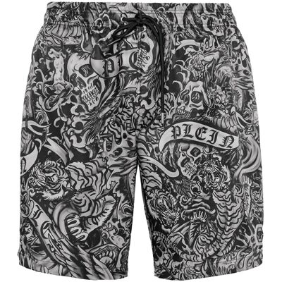 Philipp Plein Zwembroek Tattoo 3XL Philipp Plein Zwembroek Tattoo 3XL