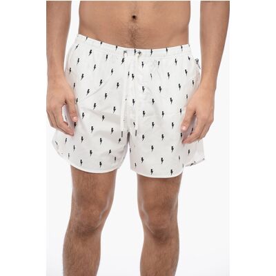 Neil Barrett ALL-OVER MICRO BOLTS ZWEMSHORTS M Neil Barrett ALL-OVER MICRO BOLTS ZWEMSHORTS M