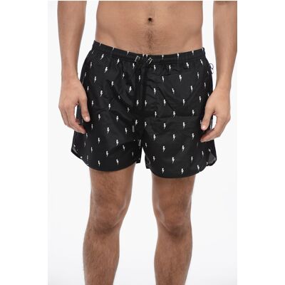 Neil Barrett ALL-OVER MICRO BOLTS ZWEMSHORTS M Neil Barrett ALL-OVER MICRO BOLTS ZWEMSHORTS M