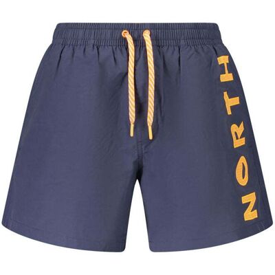 North Sails Blauwe Nylon Zwembroek voor Mannen 2XL North Sails Blauwe Nylon Zwembroek voor Mannen 2XL
