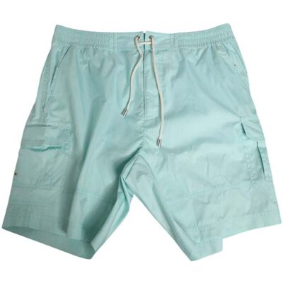 Dolce & Gabbana Aqua Blue Polyester Strandkleding Heren Shorts Zwemkleding S Dolce & Gabbana Aqua Blue Polyester Strandkleding Heren Shorts Zwemkleding S
