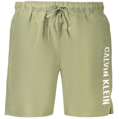 Calvin Klein Groene Polyester Zwembroek voor Heren 2XL Calvin Klein Groene Polyester Zwembroek voor Heren 2XL