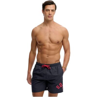 Superdry heren zwempak met logo-opdruk, maat 16 S Superdry heren zwempak met logo-opdruk, maat 16 S
