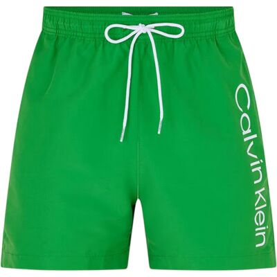 Calvin Klein Heren Polyester Zwemshort met Logo (Appelgroen) S Calvin Klein Heren Polyester Zwemshort met Logo (Appelgroen) S