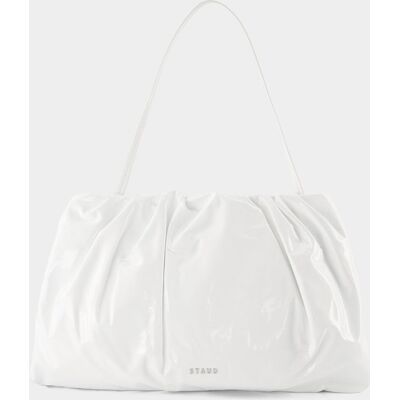 Phoebe tas - Staud - Leer - Wit One Size Phoebe tas - Staud - Leer - Wit One Size