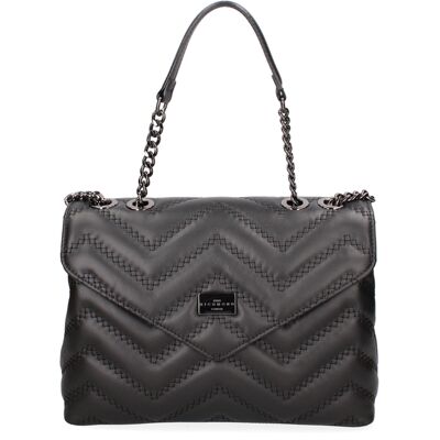John Richmond schoudertas Vrouwen BLACK AND GOLD One Size John Richmond schoudertas Vrouwen BLACK AND GOLD One Size