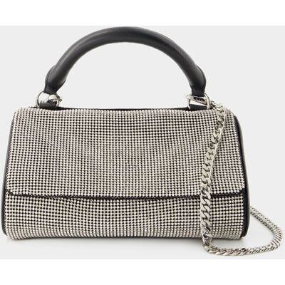 Crush Satchel Handtas - Kara - Messing - Wit One Size Crush Satchel Handtas - Kara - Messing - Wit One Size
