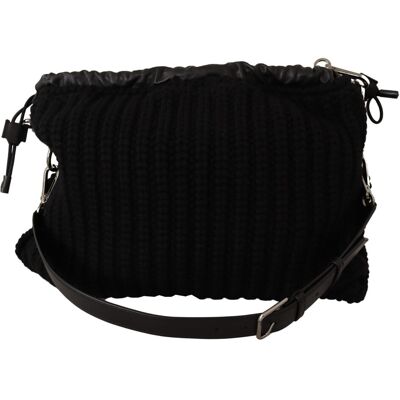 Dolce & Gabbana Vrouwen Zwart Kasjmier Gebreide Schouder Crossbodytas One Size Dolce & Gabbana Vrouwen Zwart Kasjmier Gebreide Schouder Crossbodytas One Size