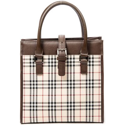 Burberry Pre-owned Small Square Tote Handtas One Size Burberry Pre-owned Small Square Tote Handtas One Size