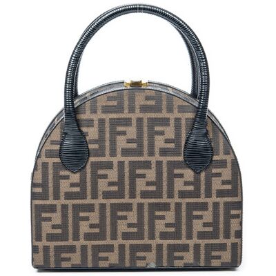 Fendi Pre-owned Frame Vanity Top Handle Handtas One Size Fendi Pre-owned Frame Vanity Top Handle Handtas One Size