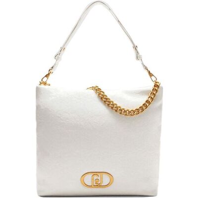 Liu Jo Ecs M Hobo Tas Wit One Size Liu Jo Ecs M Hobo Tas Wit One Size