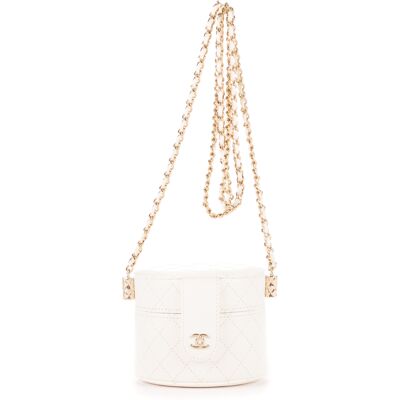 Chanel Pre-owned Cosmetic Vanity Chain Crossbody Schoudertas One Size Chanel Pre-owned Cosmetic Vanity Chain Crossbody Schoudertas One Size