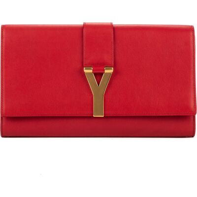 Yves Saint Laurent Pre-owned Classic Y Line Clutch Handtas One Size Yves Saint Laurent Pre-owned Classic Y Line Clutch Handtas One Size