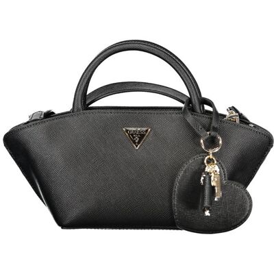 Guess Zwarte polyethyleen handtas One Size Guess Zwarte polyethyleen handtas One Size