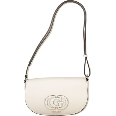 Guess Witte Polyethyleen Handtas One Size Guess Witte Polyethyleen Handtas One Size