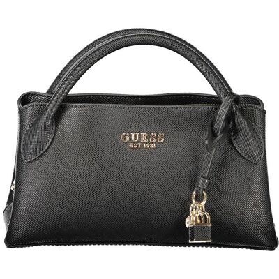 Guess Zwarte Polyethyleen Handtas One Size Guess Zwarte Polyethyleen Handtas One Size