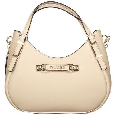 Guess Beige Polyethyleen Handtas One Size Guess Beige Polyethyleen Handtas One Size