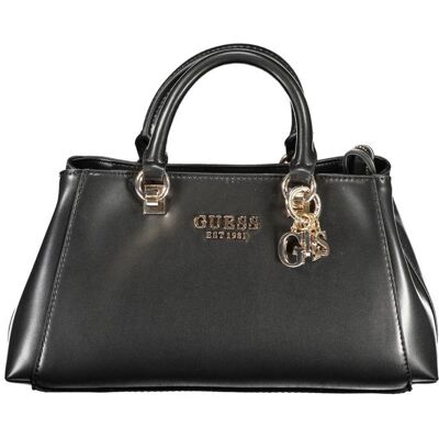 Guess Zwarte Polyethyleen Handtas One Size Guess Zwarte Polyethyleen Handtas One Size