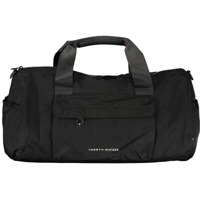 Tommy Hilfiger Zwarte Polyester Handtas One Size Tommy Hilfiger Zwarte Polyester Handtas One Size