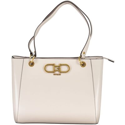 Guess Grijze Polyethyleen Handtas One Size Guess Grijze Polyethyleen Handtas One Size
