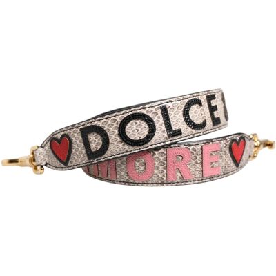 Dolce & Gabbana Multicolor DG AMORE Patch Tas Accessoire Schouderband One Size Dolce & Gabbana Multicolor DG AMORE Patch Tas Accessoire Schouderband One Size