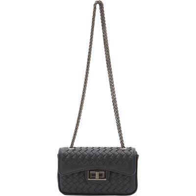 Faina Schoudertassen Dames zwart One Size Faina Schoudertassen Dames zwart One Size