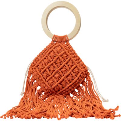 IZIA Handtas Dames oranje One Size IZIA Handtas Dames oranje One Size