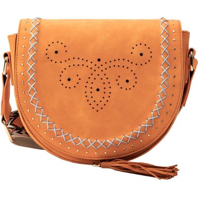 IZIA schoudertas Dames oranje One Size IZIA schoudertas Dames oranje One Size