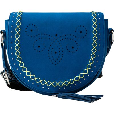 IZIA schoudertas Dames blauw One Size IZIA schoudertas Dames blauw One Size