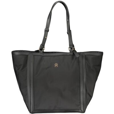 Tommy Hilfiger Julia Tote Nylon Tas Zwart One Size Tommy Hilfiger Julia Tote Nylon Tas Zwart One Size