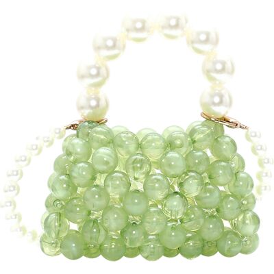 Mymo Handtas Dames Groen Wit One Size Mymo Handtas Dames Groen Wit One Size