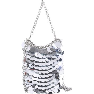 Mymo Handtas Dames zilver One Size Mymo Handtas Dames zilver One Size