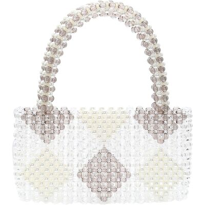 Mymo Handtas Dames Wol Wit Veelkleurig One Size Mymo Handtas Dames Wol Wit Veelkleurig One Size