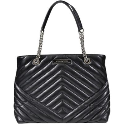 Armani Exchange Zwarte Polyester Handtas One Size Armani Exchange Zwarte Polyester Handtas One Size