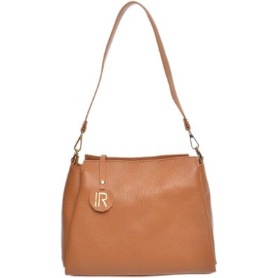 Isabella Rhea Brown Rundleer Tas One Size Isabella Rhea Brown Rundleer Tas One Size