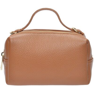 Isabella Rhea Brown Rundleer Tas One Size Isabella Rhea Brown Rundleer Tas One Size