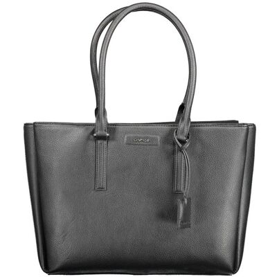 Calvin Klein Zwarte Polyurethaan Dames Schoudertas One Size Calvin Klein Zwarte Polyurethaan Dames Schoudertas One Size