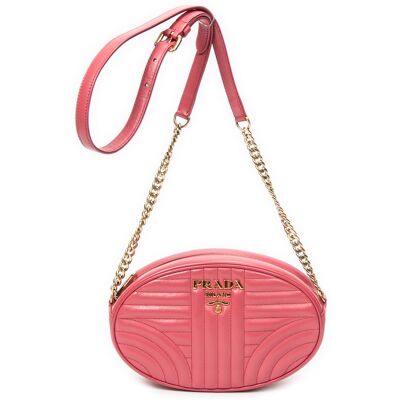 Prada Pre-owned Oval Chain Crossbody Schoudertas One Size Prada Pre-owned Oval Chain Crossbody Schoudertas One Size